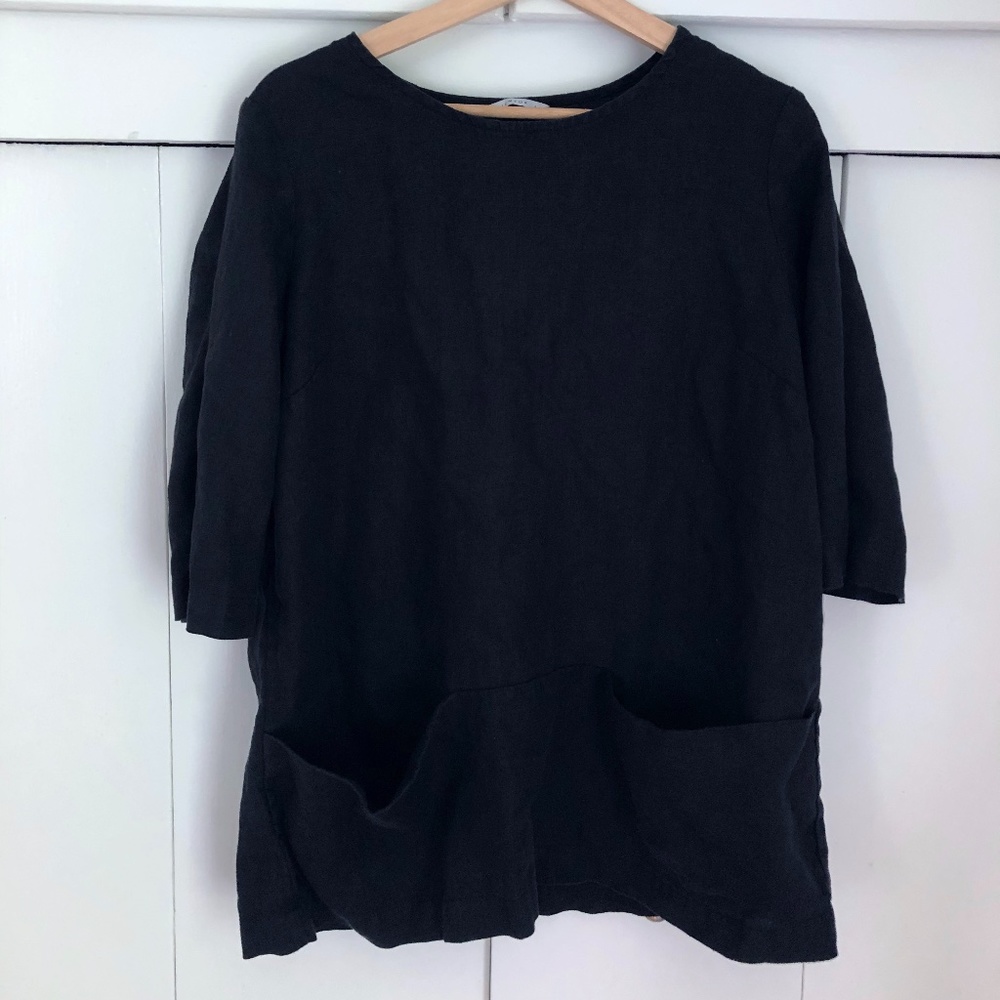 LinenFox Linen Tunic with Pockets